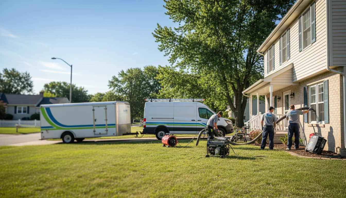 Flooded Basement Restoration And Cleanup With Repair in Old Fort, OH near me